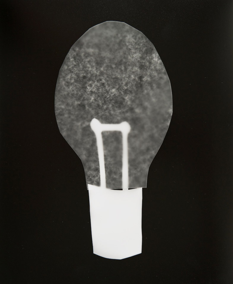 Light Bulb Photogram